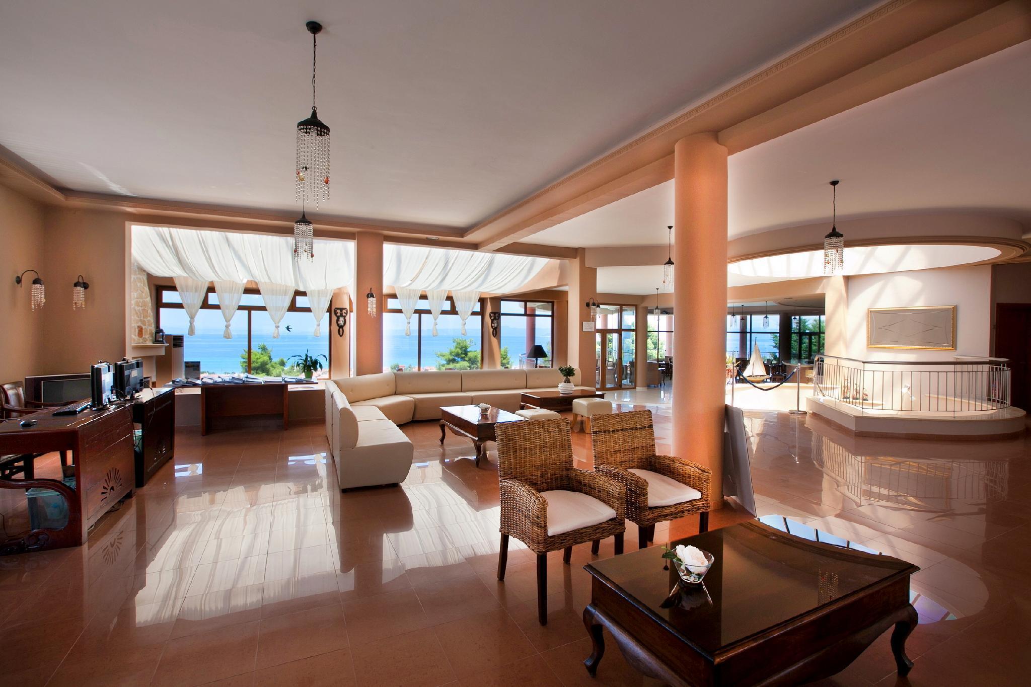Alia Palace Hotel - Adults Only 16+ Chalkidiki ภายนอก รูปภาพ Lobby